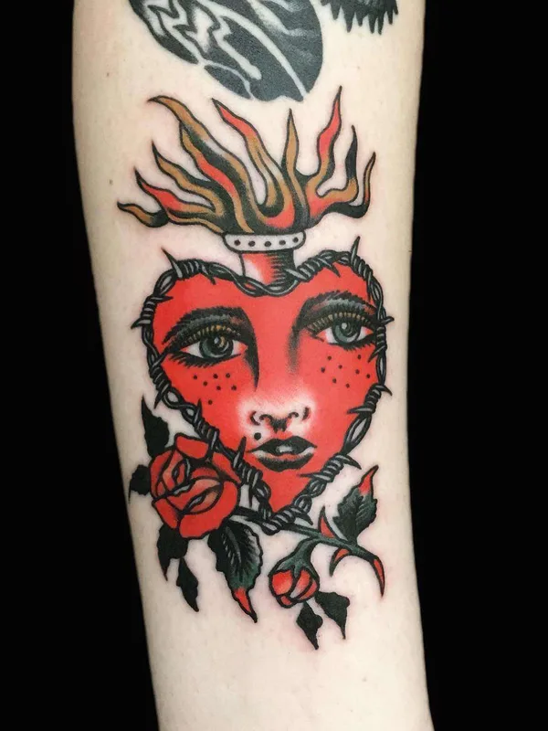 color traditional Tatuagem em forearm #22613 | Tatuador Chingy Fringe