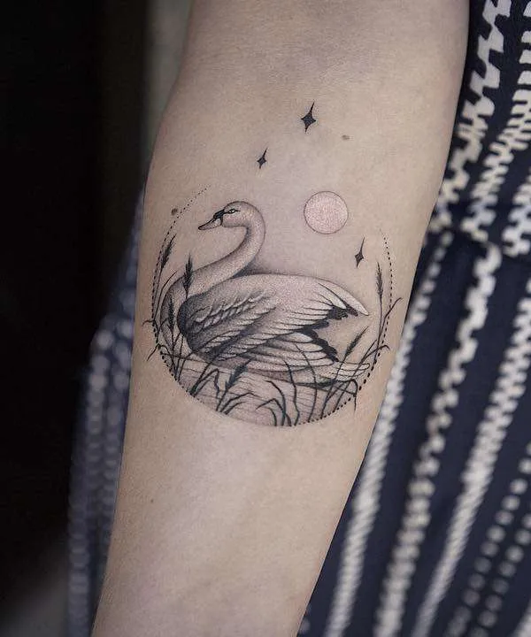 black and grey fineline 타투 부위 forearm #22362 | 타투이스트 Lazer Liz