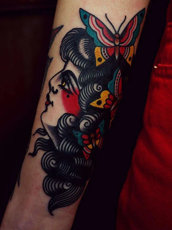 female color neo traditional Tatuagem em forearm #21952 | Tatuador Electric Martina