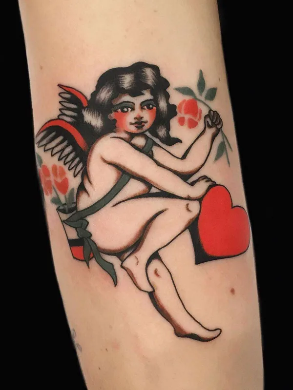 color traditional Tatuagem em forearm #22618 | Tatuador Chingy Fringe