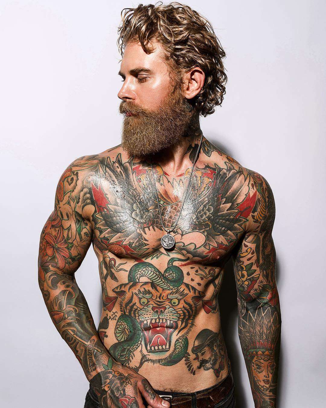 Tattoo Model Josh Mario John Usa Inkppl