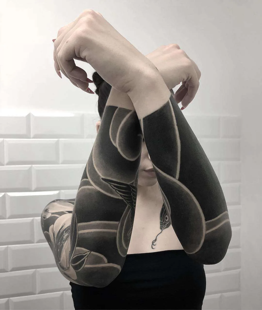 Tattoo artist Lupo HoriOkami, black and grey oriental japanese traditional tattoo | Italy
