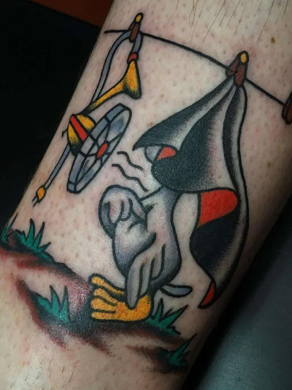 color old school Tatuagem em forearm #22391 | Tatuador Britney Goodman