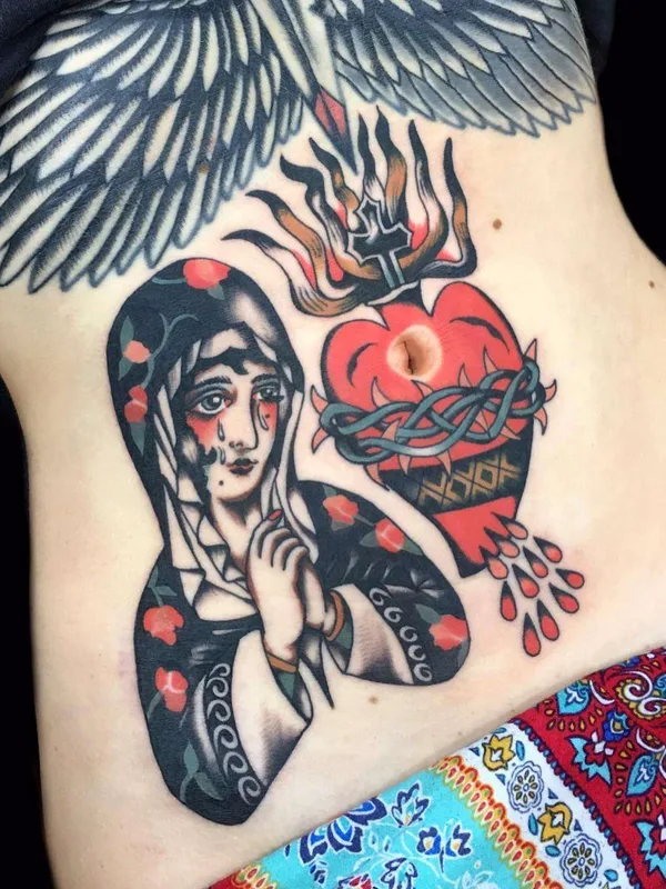 color traditional Tatuagem em side #22619 | Tatuador Chingy Fringe