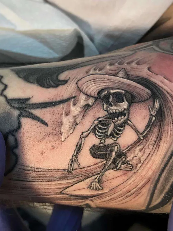 black and grey black and grey tattoo on forearm #22531 | Tattoo Artist Ben Grillo