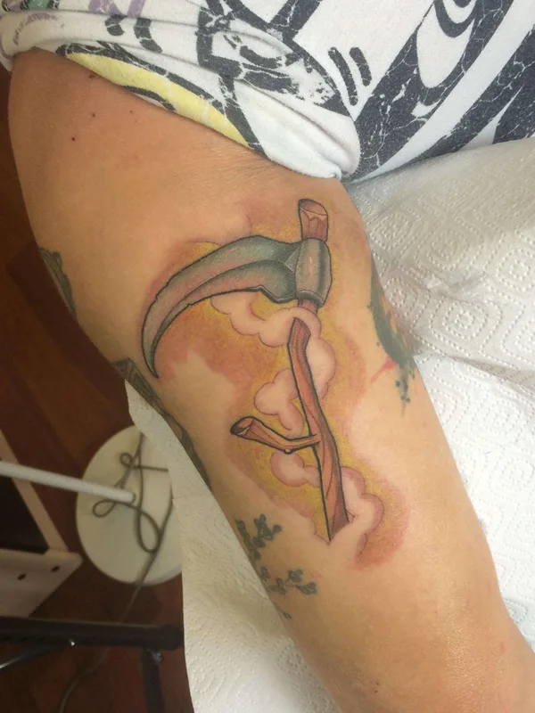 color illustrative tatouage sur forearm #22218 | Artiste tatoueur Зеленов Сергей Михайлович