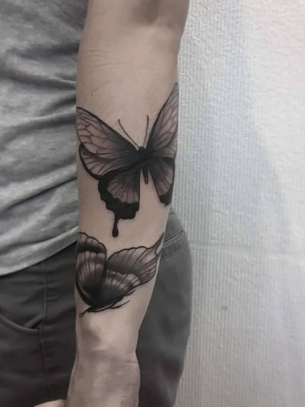 black and grey black and grey tatouage sur forearm #22216 | Artiste tatoueur Зеленов Сергей Михайлович