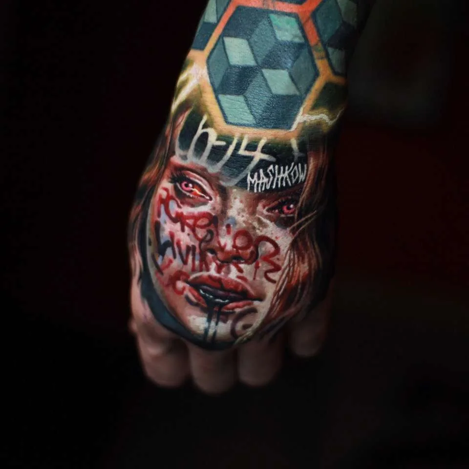Tattoo artist Aleksey Mashkov, authors style color realistic tattoo | Russia, Moscow