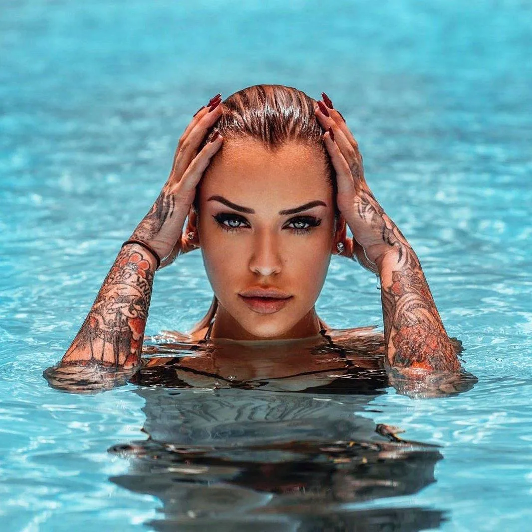 Tattoo Model Laurence B&eacute;dard, girl with tattoo | Montreal, Canada