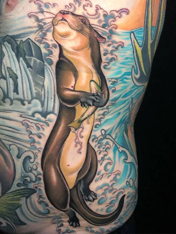 color japanese Tatuagem em side #31665 | Tatuador Dan Pemble