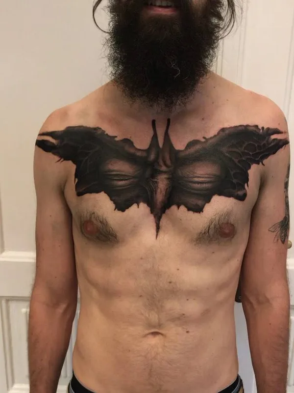 male black and grey black and grey Tatuaggio su chest #31861 | Tatuatore Jamie Luna