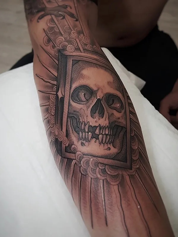 black and grey black and grey татуировка на forearm #31875 | Тату мастер Егор Вавилов