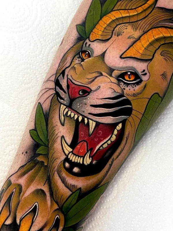 color traditional татуировка на forearm #41200 | Тату мастер Picon