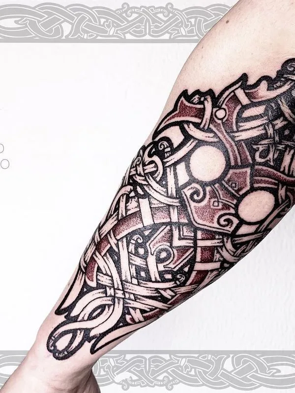 black and grey celtic татуировка на forearm #41237 | Тату мастер Виталий Pradd