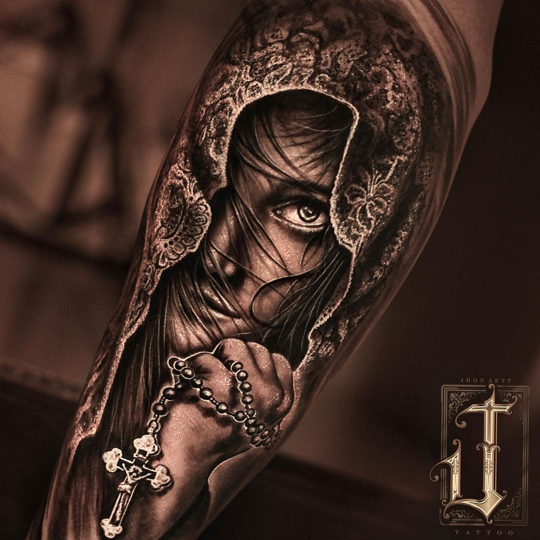 Details more than 63 realistic rosary tattoo