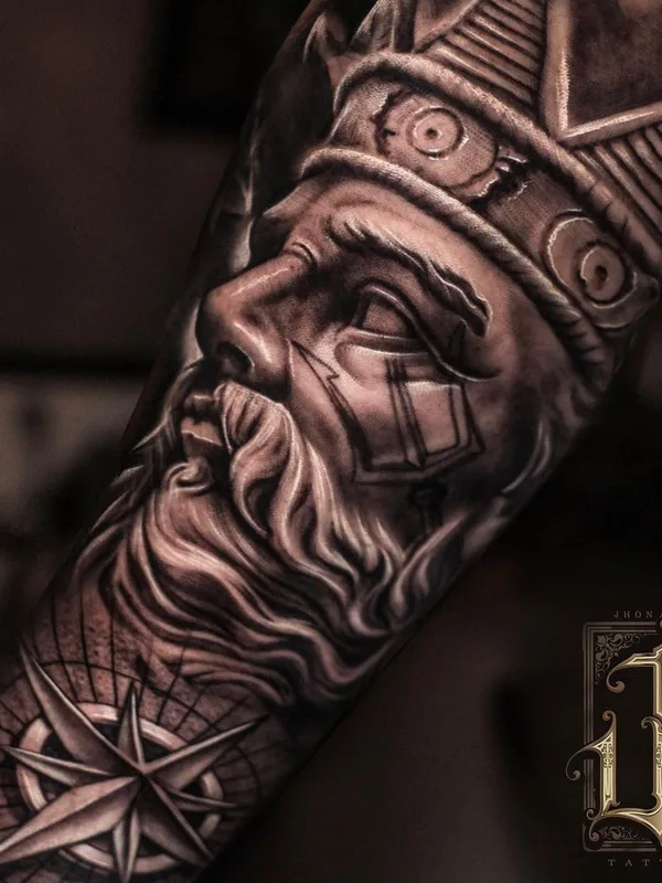 black and grey realism Tatuaggio su forearm #41293 | Tatuatore Jhon Artt