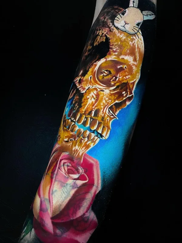 color realism tattoo on forearm #41436 | Tattoo Artist Melek Taştekin