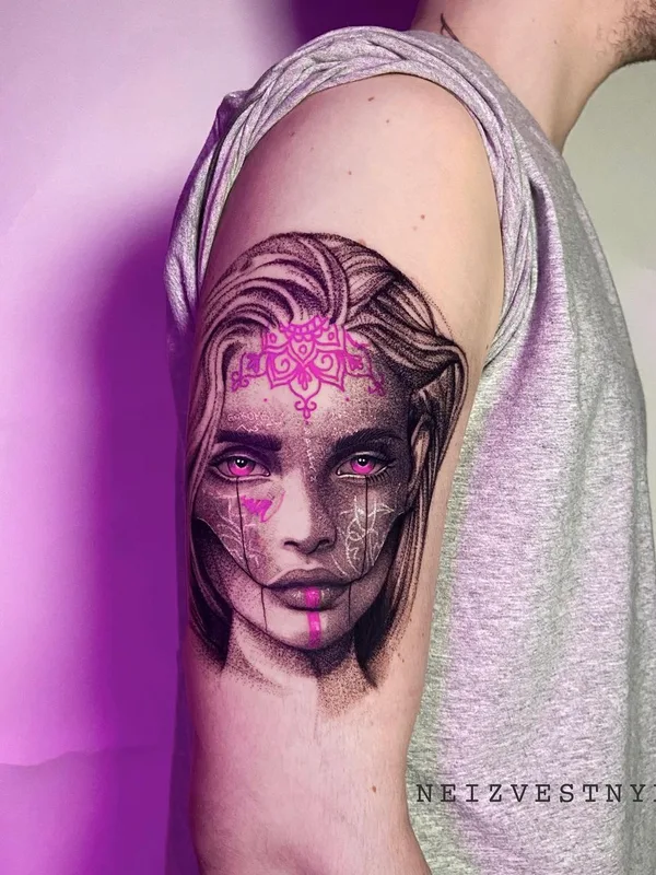 color realism татуировка на upper arm #41455 | Тату мастер Вадим Неизвестных