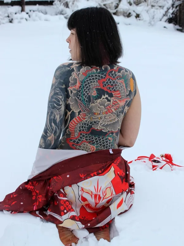 female color japanese tattoo on full back #41520 | Tattoo Artist Thomas Piñeiro