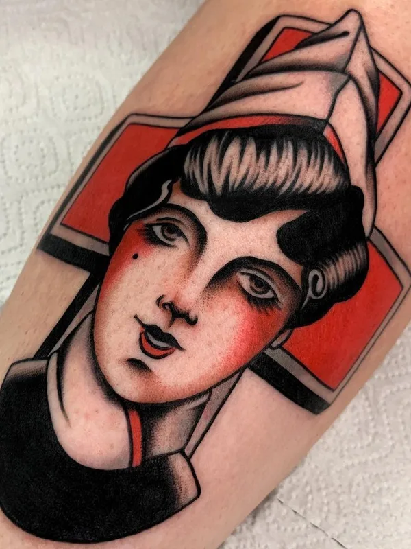 female color traditional 타투 부위 forearm #41564 | 타투이스트 Арсений Божинов