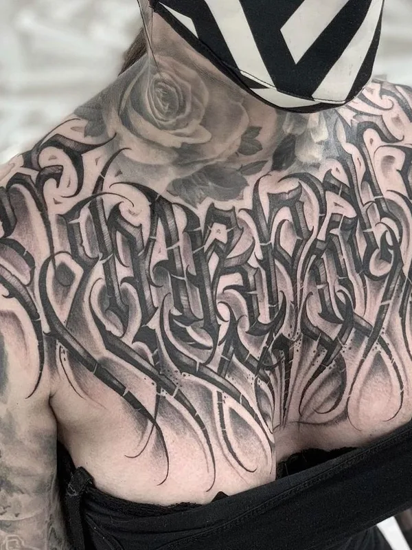female black and grey blackwork Tatuagem em chest #41594 | Tatuador Niorkz