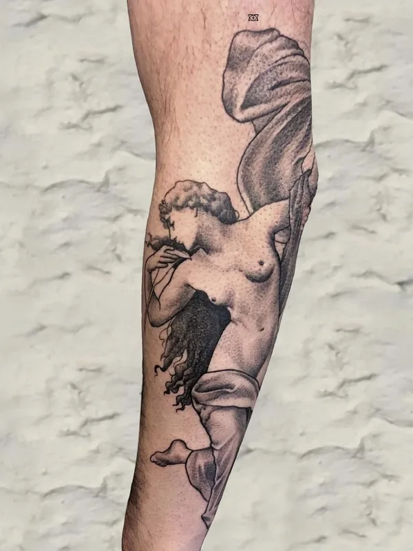black and grey realism Tatuaggio su forearm #41712 | Tatuatore Zevsa
