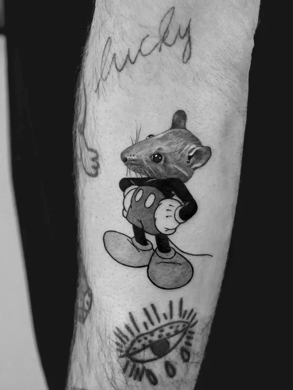 black and grey black and grey tattoo on forearm #55861 | Tattoo Artist Dani Sanz