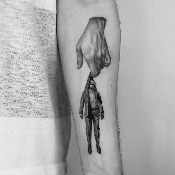 Микрореализм tattoo by Dani Sanz in Madrid