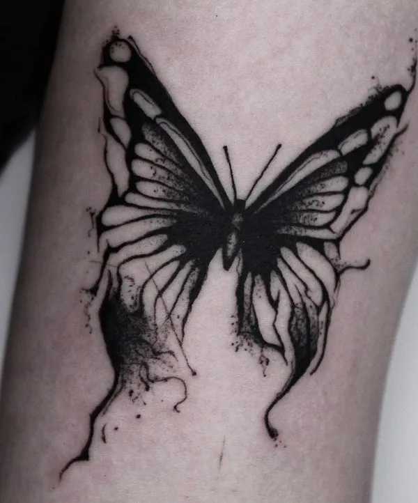 black blackwork Tatuaggio su forearm #56093 | Tatuatore Kuba Szypulski