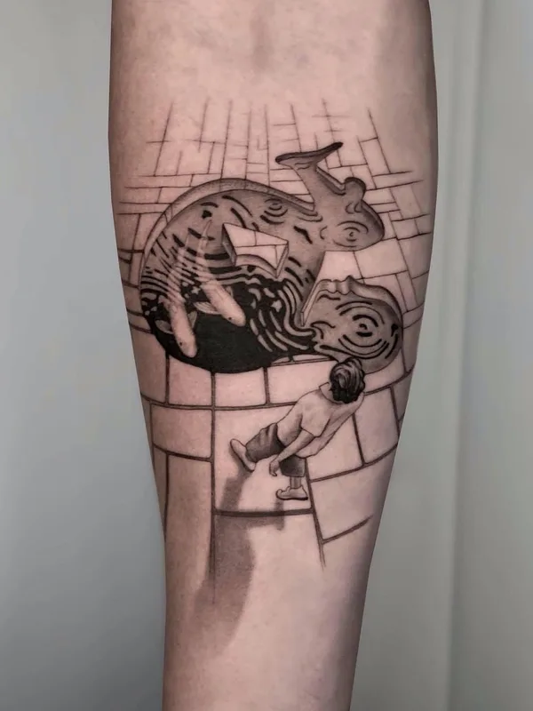 black and grey sketch tattoo on forearm #56120 | Tattoo Artist Fountain