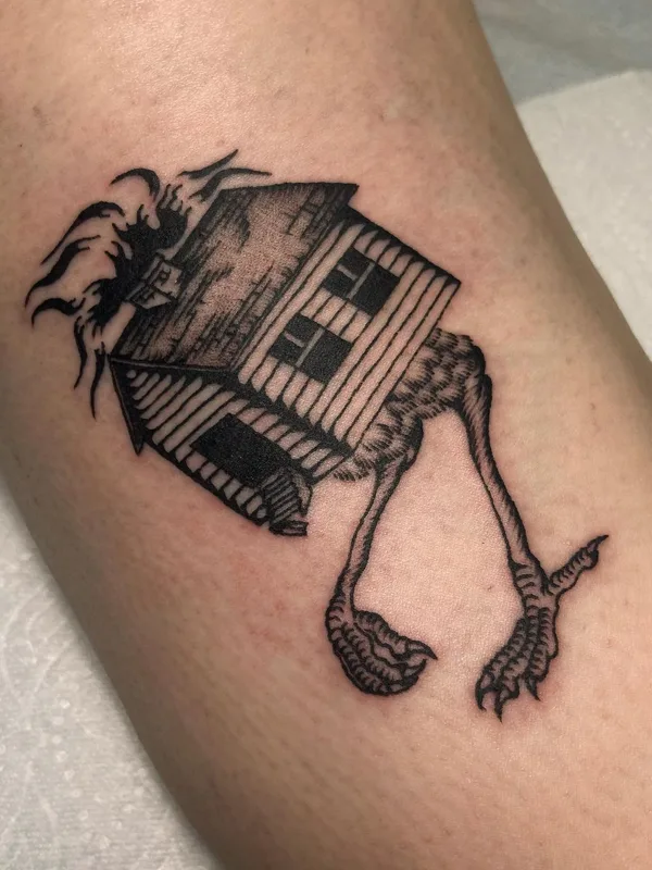 black blackwork tattoo auf forearm #56273 | Tätowierer Mackenzie