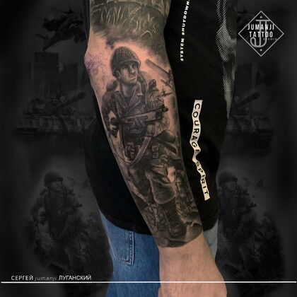 Тату эскиз #56477 Тату мастер Sergey Luganskiy