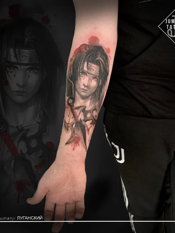 color anime tattoo on forearm #56479 | Tattoo Artist Сергей Луганский