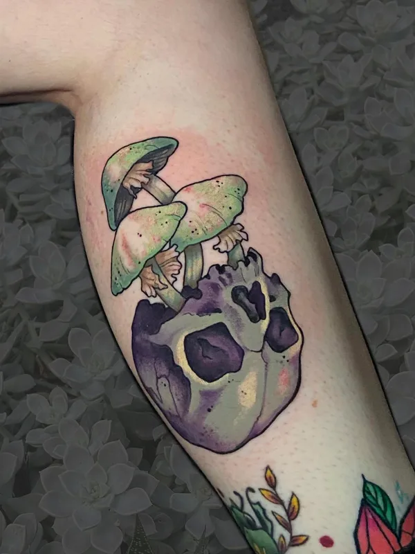 color illustrative 타투 부위 forearm #56515 | 타투이스트 Kingsley Van Zandt