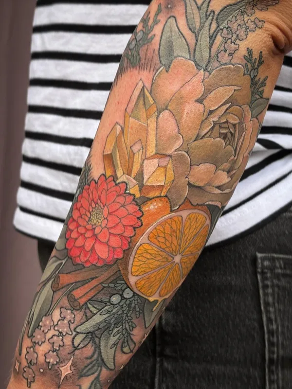 color illustrative tatuaje en forearm #56537 | Tatuador Betsy Ebsen