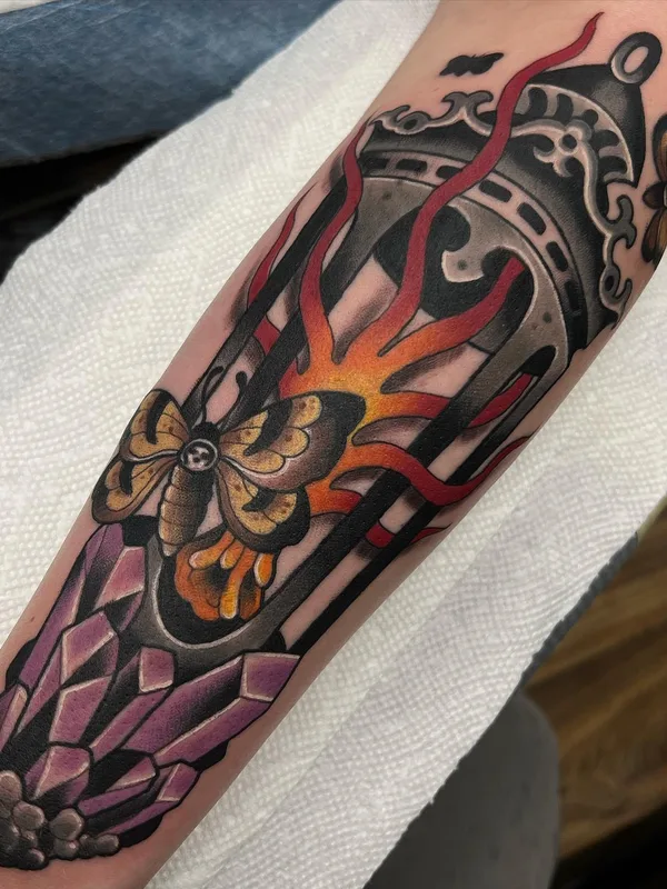 color neo traditional 타투 부위 forearm #56630 | 타투이스트 Josh Autrey
