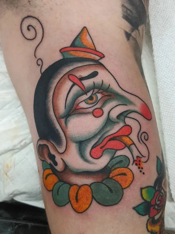 color traditional Tatuaggio su forearm #56646 | Tatuatore Mike Baker