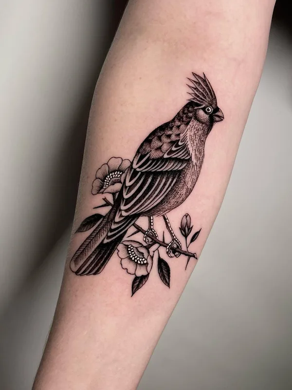 black and grey blackwork татуировка на forearm #56662 | Тату мастер Justin Olivier
