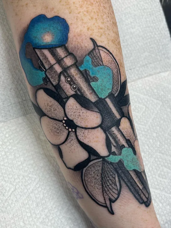 color illustrative tatuaje en forearm #56771 | Tatuador Garrett Hudson
