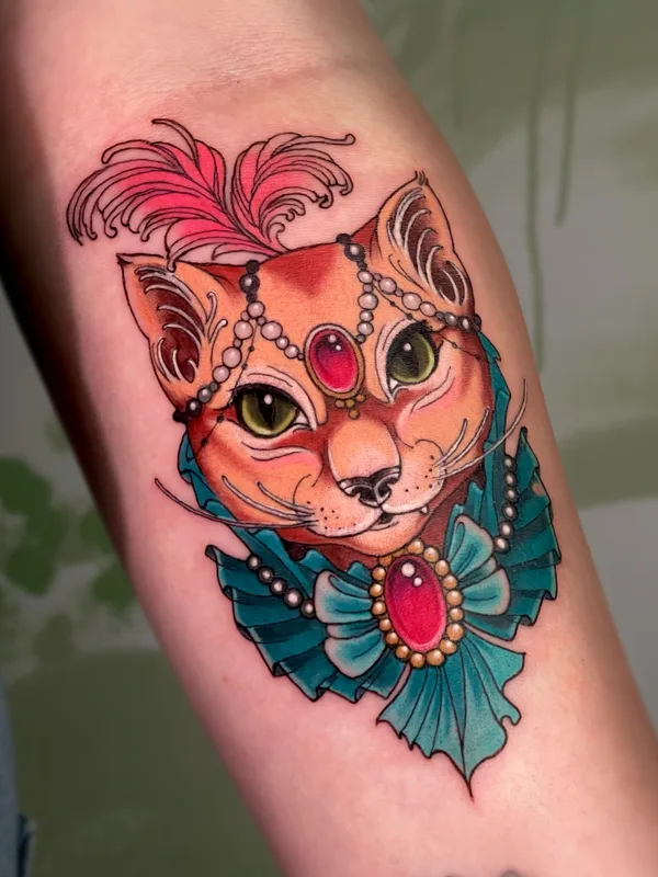 color neo traditional tattoo auf forearm #56823 | Tätowierer Iryna Yanovska