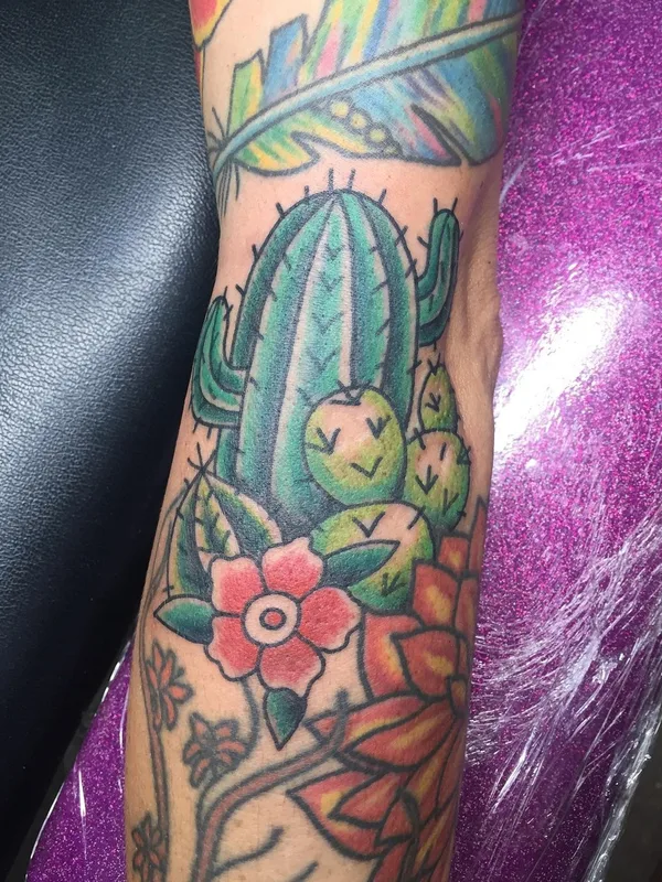 color traditional татуировка на forearm #57222 | Тату мастер Matt Headley