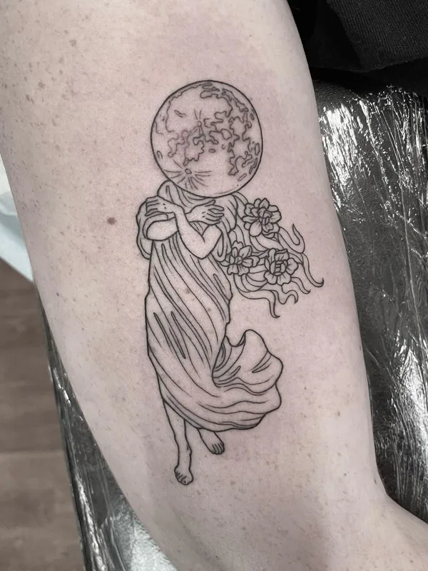 black linework Tatuagem em forearm #57247 | Tatuador Kirsten Marsden Ballantyne