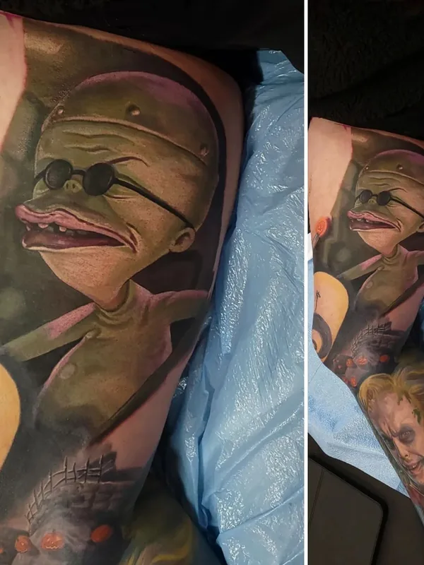 color realism tatuaje en full sleeve #57259 | Tatuador Halo Grey