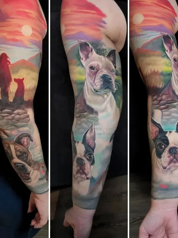 color realism tatuaje en full sleeve #57258 | Tatuador Halo Grey