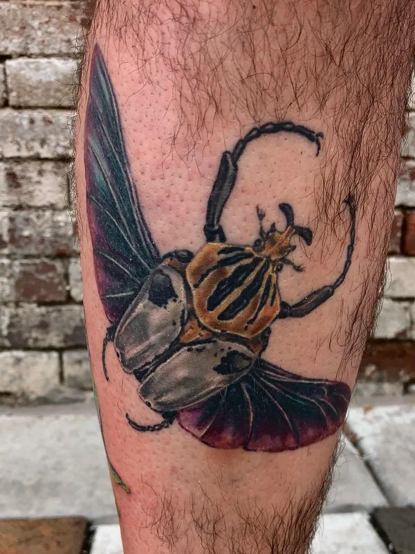 color realism Tatuaggio su calf #57379 | Tatuatore Courtney Ann Schmidt