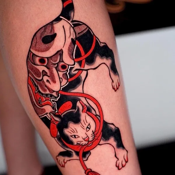 Japanese tattoo by Dino in Hollywood