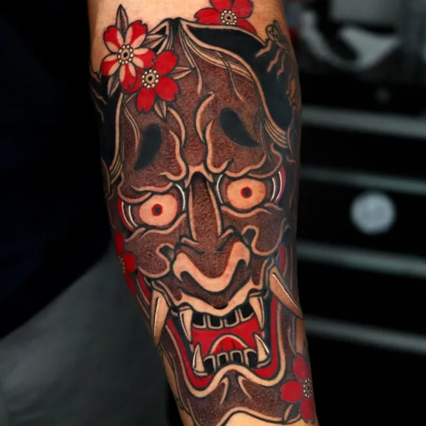 Japanese tattoo by Dino in Hollywood