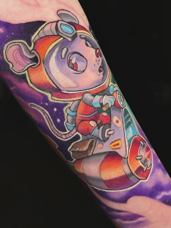 color illustrative Tatuaggio su forearm #57465 | Tatuatore Анастасия Чистякова
