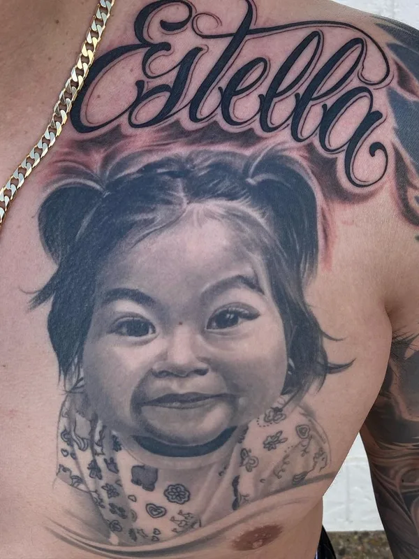 male black and grey realism татуировка на chest #57477 | Тату мастер  chrisb.tattoos