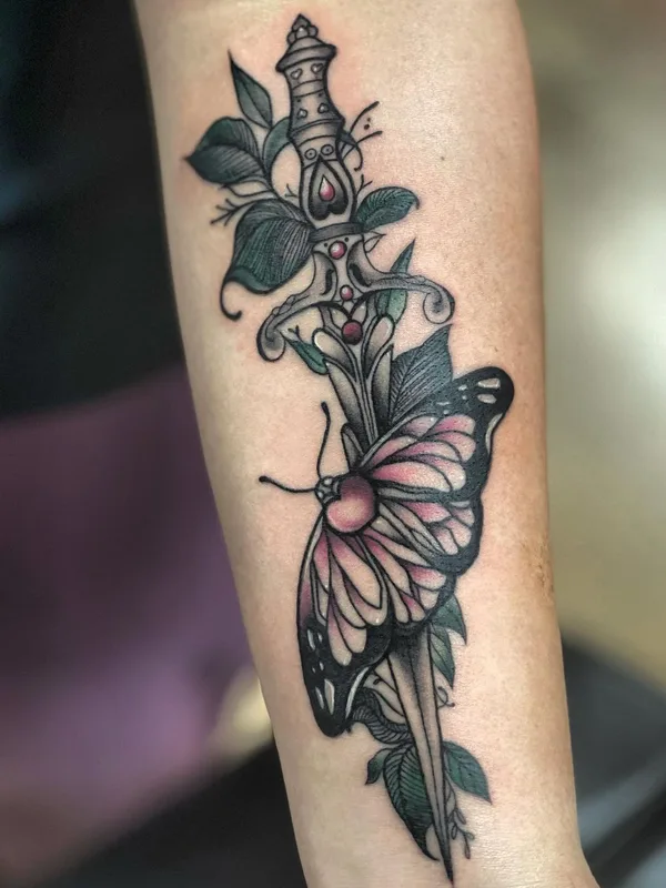 color neo traditional татуировка на forearm #57487 | Тату мастер Alex Barraza